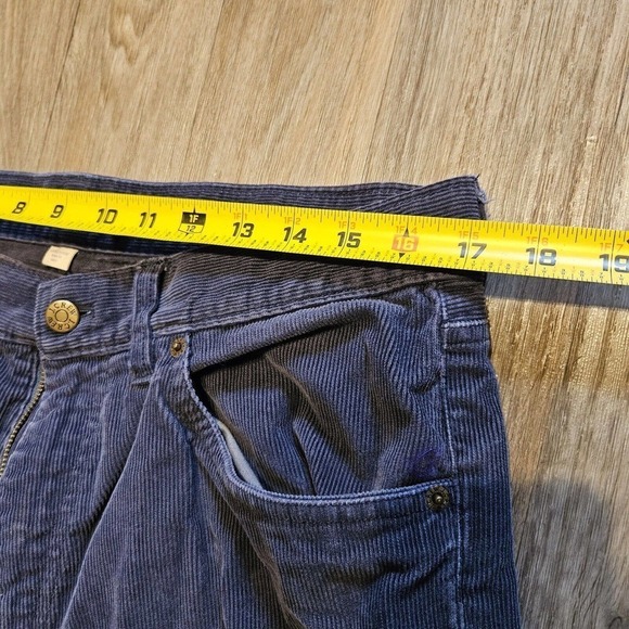 J. Crew Mens Corduroy Pants Size 34X30 Straight Leg Gray Y2K - Picture 7 of 9